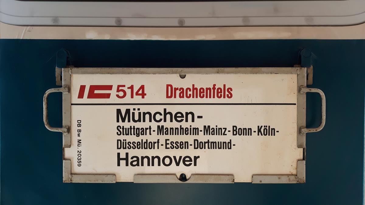 IC 514 Drachenfels München-Hannover